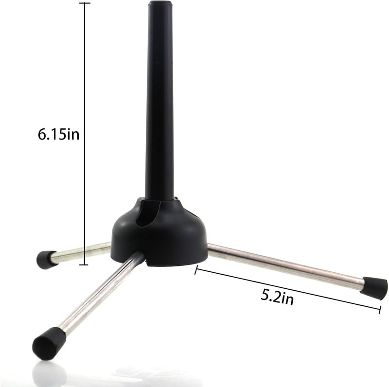 Caishun Foldable Tripod Stand Music Stand Metal Legs Suitable for Oboe Clarinet Piccolo Wind Instruments - Image 2